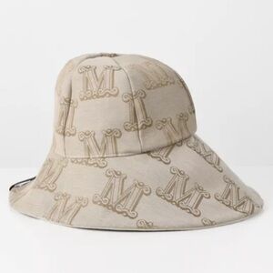 Max Mara Hat GALANTE 45760237600 Jacquard Cotton Hat Women 57cm